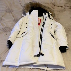 Canada Weathergear Triple Goose White Parka